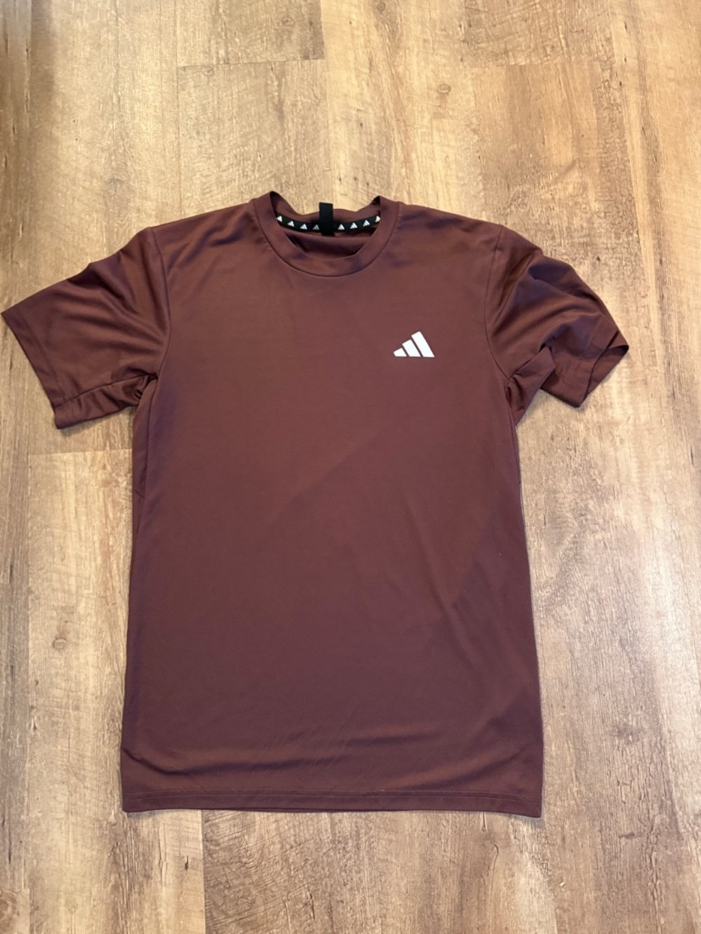 adidas Men's Maroon Athletic Short Sleeve Tee